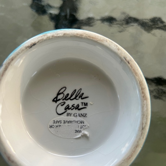 Laurel Burch butterfly pedestal bowl - Picture 5 of 7